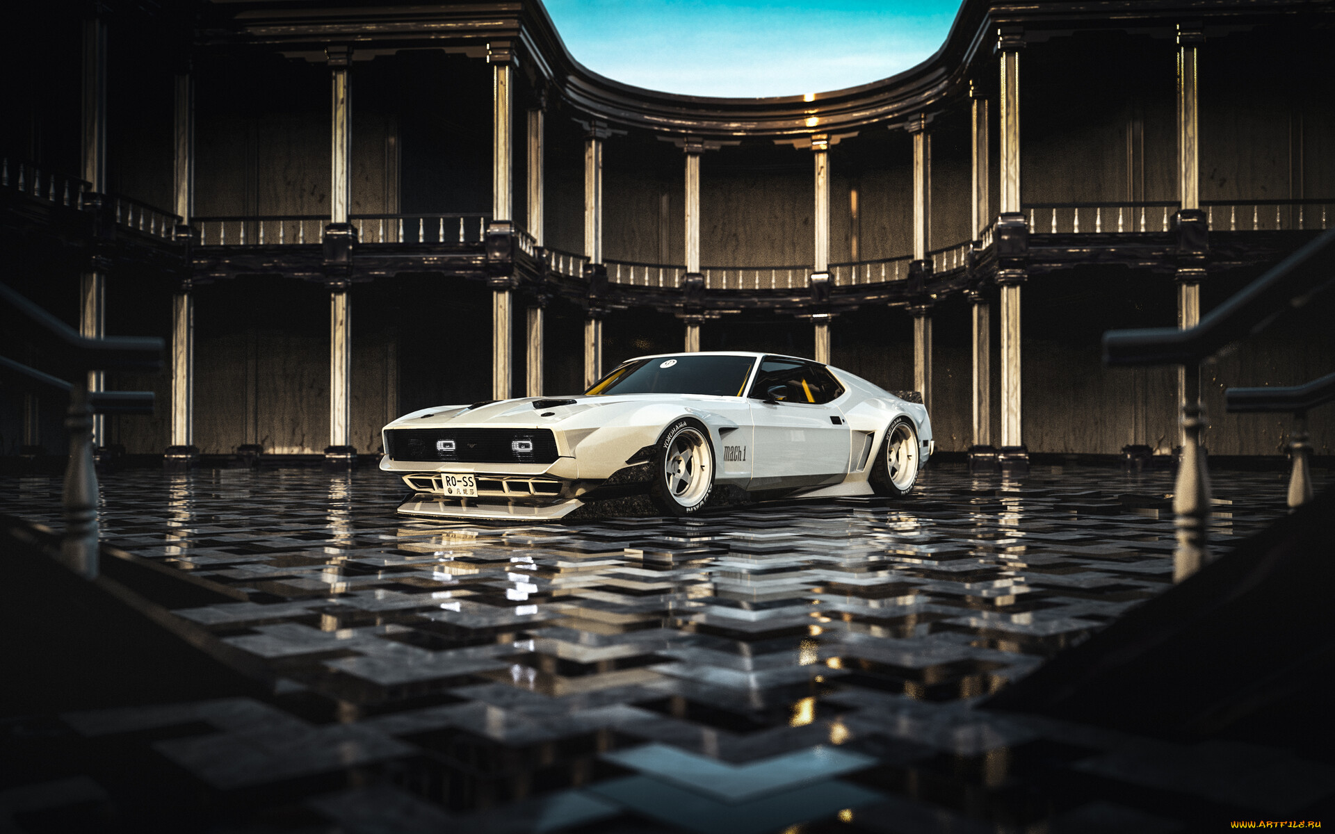 ford mustang mach-1 evo 1971, , 3, ford, mustang, mach-1, evo, 1971, tuning, car, , 